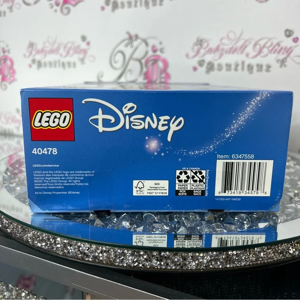 LEGO Disney Castle Set - Blue and Gold mini castle Mickey Mouse Walt Disney 50